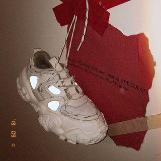 Mesh-panel Lace-up Sneakers