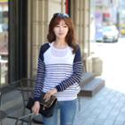 Color-block Stripe Sweater