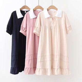 Cat Ear Hooded Print Short Sleeve T-shirt