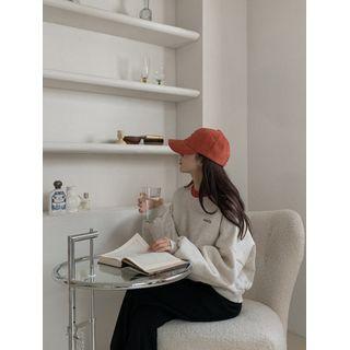 Fleece-lined Ringer Sweatshirt