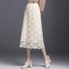 Two-way Lace Panel Skirt