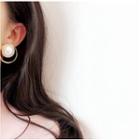 Faux Pearl Statement Earring / Clip-on Earring (various Designs)