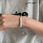 Faux Pearl Bracelet Sl0291 - Pearl - One Size