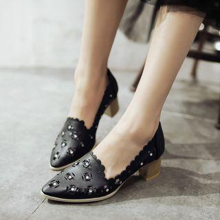 Embellished Perforated Pumps