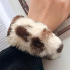 Patterned Faux Fur Cuff