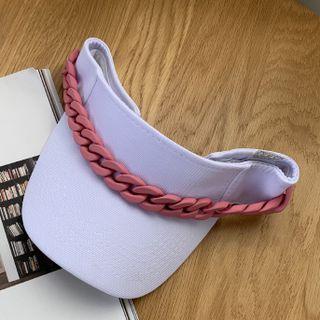 Chain Strap Visor Hat