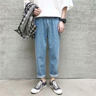Fleece Lined Straight-fit Jeans