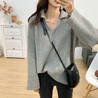 Collard Sweater