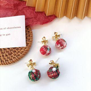 Christmas Pom Pom Dangle Earring (various Designs)