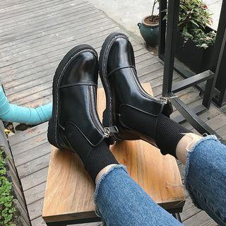 Zip-up Ankle Chelsea Boots