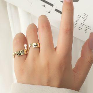 Set Of 2: Wide Ring