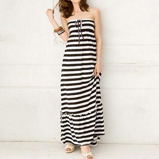 Strapless Stripe Dress