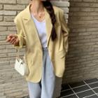 Loose-fit Slit-back Blazer