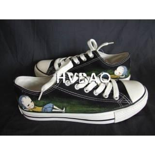 Lying In The Grass Canvas Sneakers