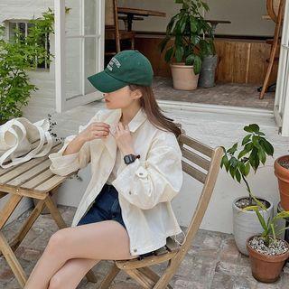 Collared Flap-pocket Field Jacket