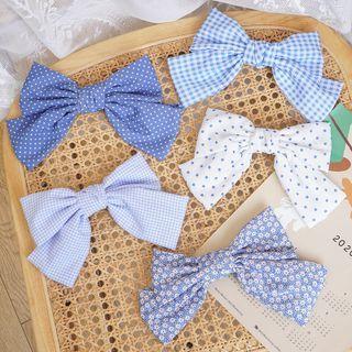 Pattern Bow Hair Clip
