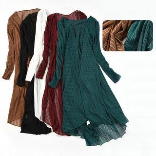 Long Light Open-front Jacket