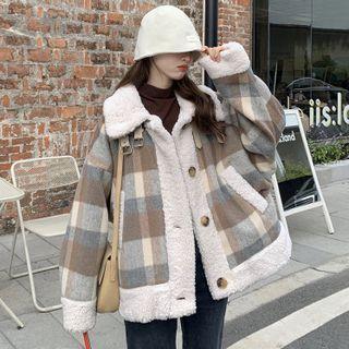 Plaid Button Jacket (various Designs)