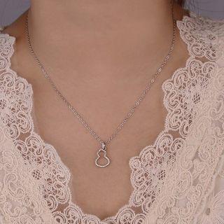 Pendant Necklace With Gift Box - 1 Pc - Silver - One Size