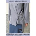 Ring-buckle Boxy-fit Jacket