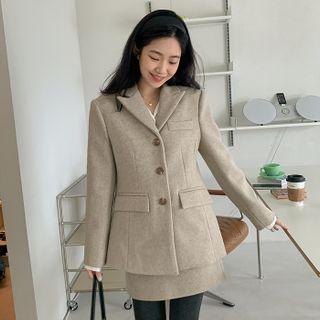 Woolen 3-button Blazer