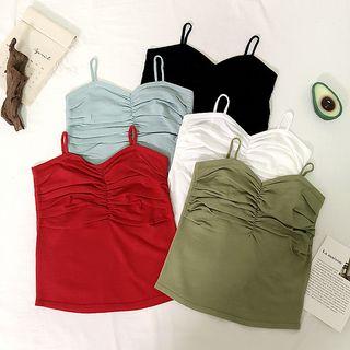 Crinkled Knit Camisole