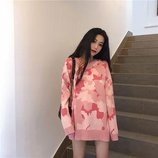 Camouflage Sweater As Shown In Figure - One Size