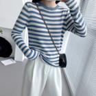 Striped / Plain Sweater
