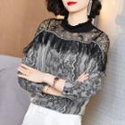 Ruffed Lace Blouse