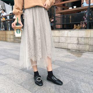 Lace Mesh Skirt