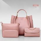 Set Of 4: Handbag + Shoulder Bag + Crossbody Bag + Wallet
