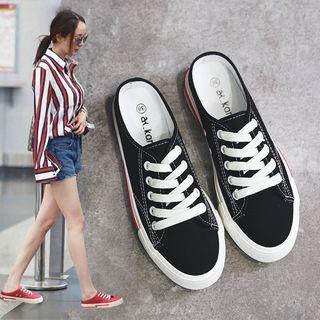 Outsole Detail Sneaker Mules