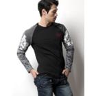 Raglan-shoulder Printed T-shirt