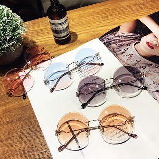 Rimless Round Sunglasses / Glasses