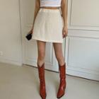 Frilled A-line Miniskirt