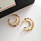 Irregular Alloy C Shape Earring