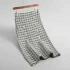 Tweed Straight-fit Skirt