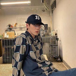 Embroidered Number Baseball Cap