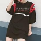 Lace-up Sleeve Boxy T-shirt