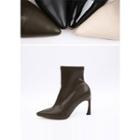 Pointy-toe Pin-heel Ankle Boots