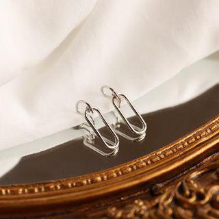 Geometric Drop Clip-on Earring