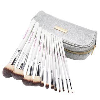 Set Of 12: Makeup Brush With Bag