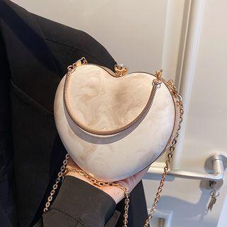 Tie-dyed Heart Crossbody Bag