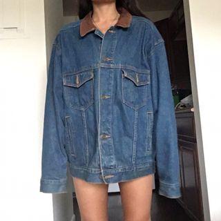 Long Sleeve Denim Oversized Jacket