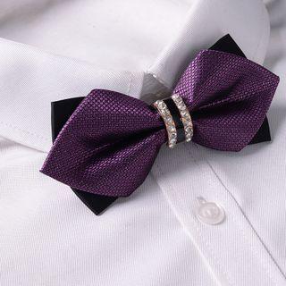 Bow Tie / Pocket Square / Rose Lapel Pin / Gift Box / Set