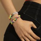 Fruit Bracelet 2071 - Green & Yellow & Red - One Size