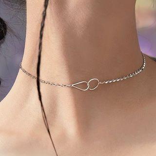 Geometric Sterling Silver Choker / Gift Box / Set