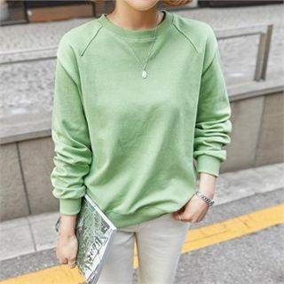 Slit-side Dip-back Pullover