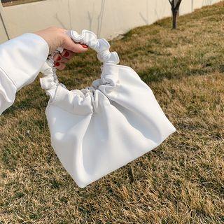 Shirred Round Handle Handbag