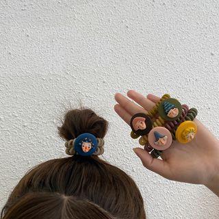 Cartoon Coil Hair Tie (various Designs)